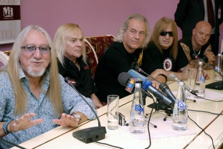 Uriah Heep-ի մամլո ասուլիսը Երեւանում