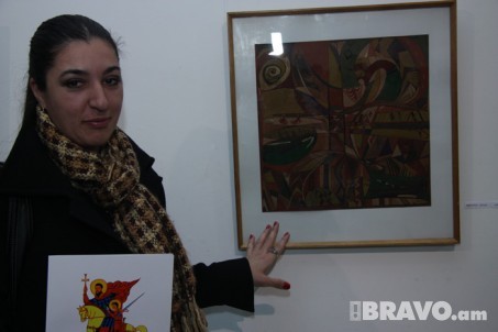 Ցուցահանդեսի մասնակից Աննա Ազիզյան