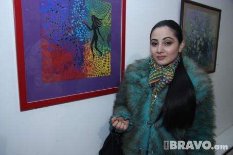 Ցուցահանդեսի մասնակից Անուշիկ Հովհաննիսյան