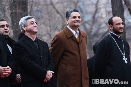 Serj Sargsyan and Tigran Sargsyan