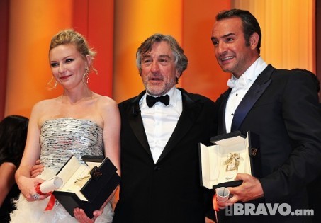 Christen Danst, Robert De Niro & Jan Dyujarden