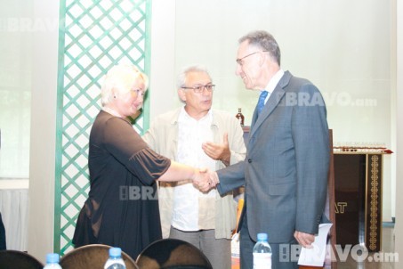 Olena Fetisova, Serge Avedikian and Anri Reno