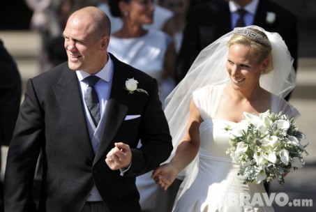 Zara Phillips and Michayel Tindel