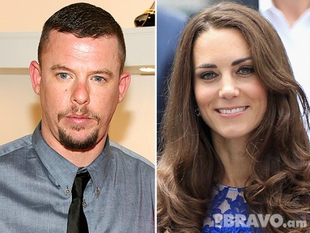 Alexander McQueen and Catherine Middleton