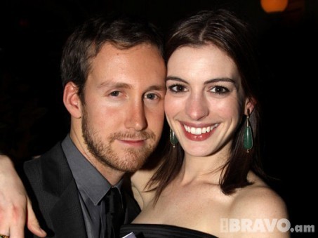 Anne Hathaway and Adam Shulman