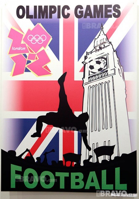 Լոնդոնում կայանալիք օլիմպիական խաղերի թեմայով պաստառներից