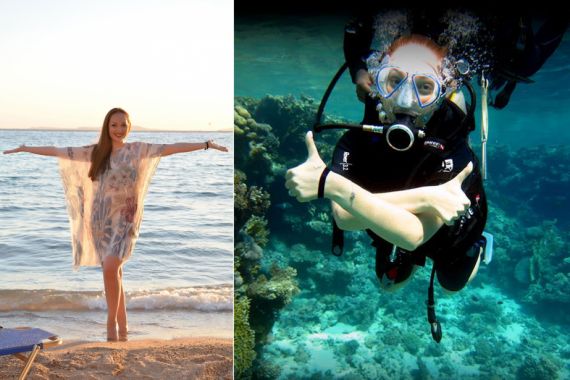 Իրինա Թովմասյանի ծովափնյա ֆոտոշարքն ու ամուսնու անակնկալը