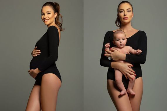 Հղիության ընթացքում եւ հետո. Լուսինե Թովմասյանի գեղեցիկ լուսանկարները