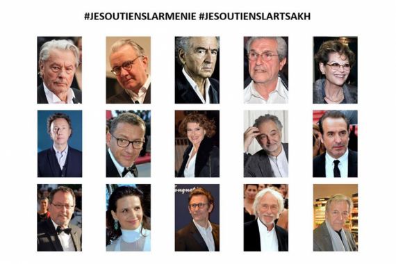 Ֆրանսիացի մշակույթի 120 գործիչների կոչը՝ ի աջակցություն Հայաստանի եւ Արցախի