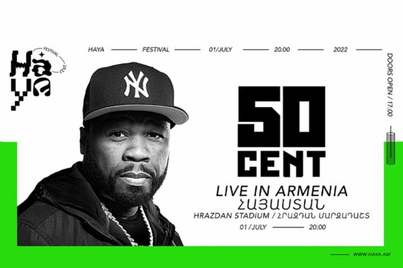 Telcell Wallet-ը՝ 50 Cent-ի համերգի տոմսերի վաճառքի գործընկեր 